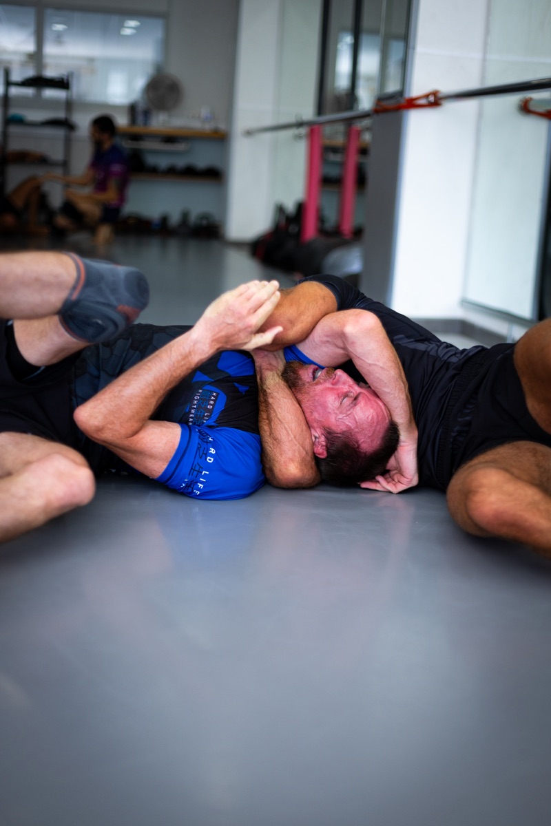 Sesión de open mat en la escuela de grappling de Costa Adeje